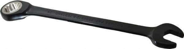 Proto - 24mm 12 Point Combination Wrench - 15° Head Angle, 12-3/4" OAL, Steel, Black Chrome Finish - Industrial Tool & Supply