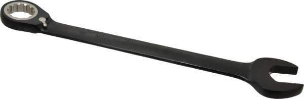 Proto - 36mm 12 Point Combination Wrench - 15° Head Angle, 19-5/16" OAL, Steel, Black Chrome Finish - Industrial Tool & Supply