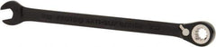 Proto - 7/32" 12 Point Combination Wrench - 15° Head Angle, 5" OAL, Steel, Black Chrome Finish - Industrial Tool & Supply