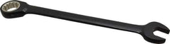 Proto - 7/8" 12 Point Combination Wrench - 15° Head Angle, 11-7/16" OAL, Steel, Black Chrome Finish - Industrial Tool & Supply