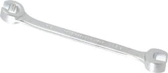 Proto - 3/8", Satin Finish, Combination Flare Nut Wrench - 12 Points, 5-11/16" OAL, Steel, Double End Head - Industrial Tool & Supply