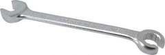 Proto - 1/2 x 1/2", Satin Finish, Combination Flare Nut Wrench - 12 Points, 6-7/16" OAL, Steel, Double End Head - Industrial Tool & Supply