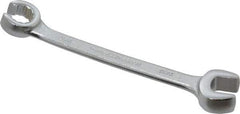 Proto - 9/16 x 9/16", Satin Finish, Combination Flare Nut Wrench - 12 Points, 6-15/16" OAL, Steel, Double End Head - Industrial Tool & Supply