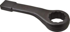 Proto - 2-1/8" 12 Point Striking Box Wrench - Single End, 3" Head Diam x 1-5/16" Head Thickness, 11" OAL, Steel, Black Finish - Industrial Tool & Supply
