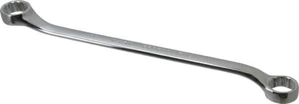 Proto - 13/16" x 7/8" 12 Point Offset Box Wrench - Double End, 1-11/64" Head Diam x 31/64" Head Thickness, 12-11/16" OAL, Steel, Black Finish, 7.5° Offset - Industrial Tool & Supply