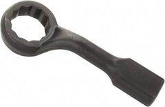 Proto - 3-7/8" 12 Point Striking Box Wrench - Single End, 6-1/4" Head Diam x 2-3/8" Head Thickness, 18" OAL, Steel, Black Finish, 60° Offset - Industrial Tool & Supply
