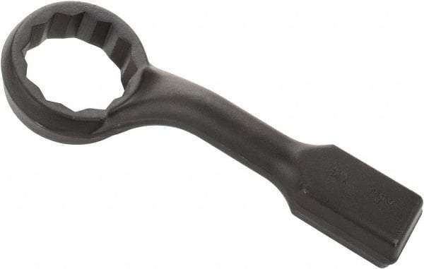 Proto - 4-1/4" 12 Point Striking Box Wrench - Single End, 6-1/4" Head Diam x 2-3/8" Head Thickness, 18" OAL, Steel, Black Finish, 60° Offset - Industrial Tool & Supply