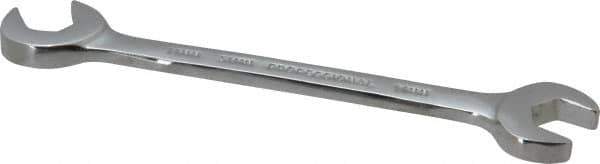 Proto - 11mm Standard Open End Wrench - 5" OAL, Double End, Chrome Finish, 15° & 60° Head Angle - Industrial Tool & Supply