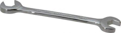 Proto - 11mm Standard Open End Wrench - 5" OAL, Double End, Chrome Finish, 15° & 60° Head Angle - Industrial Tool & Supply