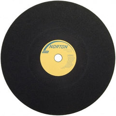Norton - 26" Ceramic Cutoff Wheel - 7/32" Thick, 1-3/4" Arbor - Industrial Tool & Supply