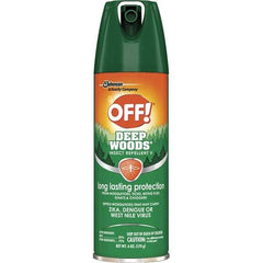 OFF! - 6 oz 25% DEET Aerosol Spray - For Black Flies, Chiggers, Fleas, Gnats, Mosquitos, Ticks - Industrial Tool & Supply