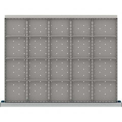 LISTA - 20-Compartment Drawer Divider Layout for 3.15" High Drawers - Industrial Tool & Supply