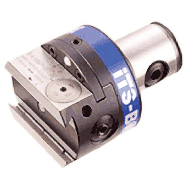 Iscar - 63mm Body Diam, Manual Single Cutter Boring Head - 0.098" to 6.299" Bore Diam - Exact Industrial Supply