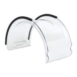 PRO-SAFE - 12 Inch Long x 6 Inch Wide Lexan Replacement Shield - For Use With Flexbar - Latheguard Shield - Industrial Tool & Supply