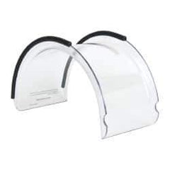 PRO-SAFE - 12 Inch Long x 6 Inch Wide Lexan Replacement Shield - For Use With Flexbar - Latheguard Shield - Industrial Tool & Supply