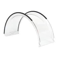 PRO-SAFE - 8 Inch Wide Lexan Replacement Shield - For Use With Flexbar - Latheguard Shield - Industrial Tool & Supply