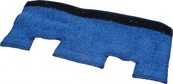 North - Terry Cloth Hard Hat Sweat & Comfort Band - Hook and Loop Attachment, Blue, Compatible with All Hard Hats - Industrial Tool & Supply