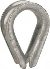 Value Collection - 3/4" Wire Rope Thimble Clip - Steel, Galvanized - Industrial Tool & Supply