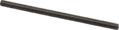Value Collection - #8-32 3" OAL Fully Threaded Stud - Carbon Steel, Plain Finish - Industrial Tool & Supply