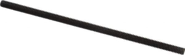 Value Collection - #8-32 4" OAL Fully Threaded Stud - Carbon Steel, Plain Finish - Industrial Tool & Supply