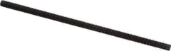 Value Collection - #8-32 4" OAL Fully Threaded Stud - Carbon Steel, Plain Finish - Industrial Tool & Supply