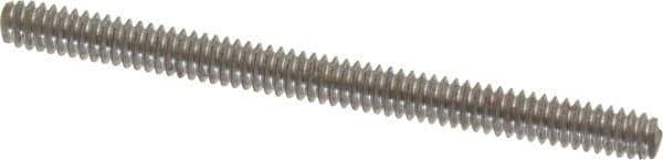 Value Collection - #10-24 2-1/2" OAL Fully Threaded Stud - Carbon Steel, Plain Finish - Industrial Tool & Supply