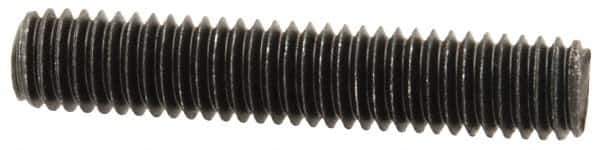 Value Collection - #10-32 1" OAL Fully Threaded Stud - Carbon Steel, Plain Finish - Industrial Tool & Supply