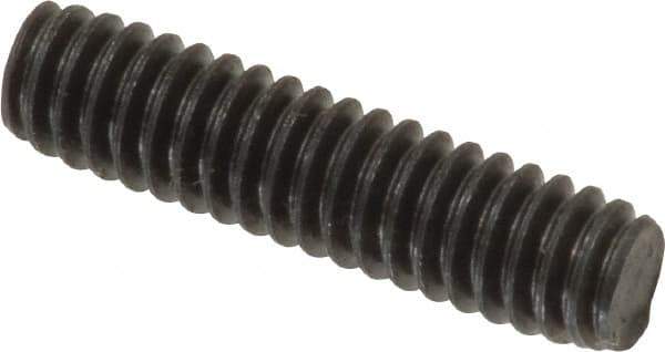 Value Collection - 1/4-20 1" OAL Fully Threaded Stud - Carbon Steel, Plain Finish - Industrial Tool & Supply