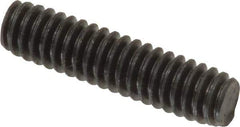Value Collection - 1/4-20 1" OAL Fully Threaded Stud - Carbon Steel, Plain Finish - Industrial Tool & Supply