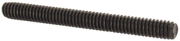 Value Collection - 1/4-20 2-1/2" OAL Fully Threaded Stud - Carbon Steel, Plain Finish - Industrial Tool & Supply