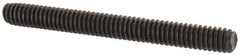 Value Collection - 1/4-20 2-1/2" OAL Fully Threaded Stud - Carbon Steel, Plain Finish - Industrial Tool & Supply