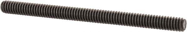 Value Collection - 1/4-20 3-1/2" OAL Fully Threaded Stud - Carbon Steel, Plain Finish - Industrial Tool & Supply