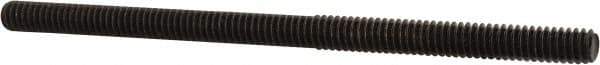 Value Collection - 1/4-20 4-1/2" OAL Fully Threaded Stud - Carbon Steel, Plain Finish - Industrial Tool & Supply