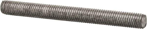 Value Collection - 1/4-28 2-1/2" OAL Fully Threaded Stud - Carbon Steel, Plain Finish - Industrial Tool & Supply