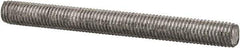 Value Collection - 1/4-28 2-1/2" OAL Fully Threaded Stud - Carbon Steel, Plain Finish - Industrial Tool & Supply