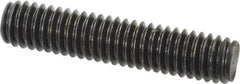Value Collection - 5/16-18 1-1/2" OAL Fully Threaded Stud - Carbon Steel, Plain Finish - Industrial Tool & Supply