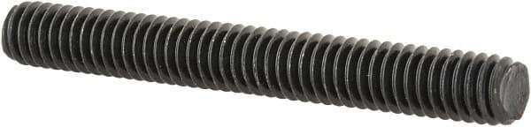 Value Collection - 5/16-18 2-1/2" OAL Fully Threaded Stud - Carbon Steel, Plain Finish - Industrial Tool & Supply
