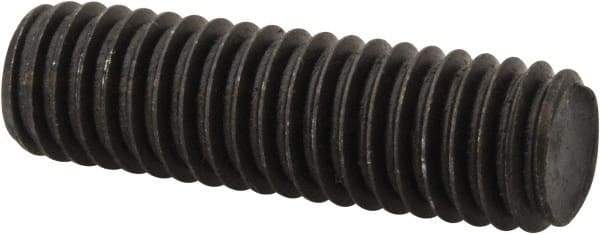 Value Collection - 3/8-16 1-1/4" OAL Fully Threaded Stud - Carbon Steel, Plain Finish - Industrial Tool & Supply