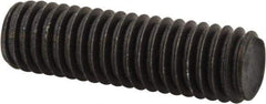 Value Collection - 3/8-16 1-1/4" OAL Fully Threaded Stud - Carbon Steel, Plain Finish - Industrial Tool & Supply