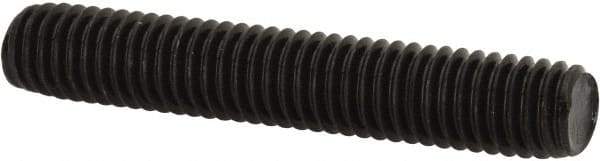 Value Collection - 3/8-16 2-1/4" OAL Fully Threaded Stud - Carbon Steel, Plain Finish - Industrial Tool & Supply