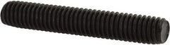 Value Collection - 3/8-16 2-1/4" OAL Fully Threaded Stud - Carbon Steel, Plain Finish - Industrial Tool & Supply