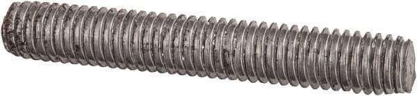 Value Collection - 3/8-16 2-1/2" OAL Fully Threaded Stud - Carbon Steel, Plain Finish - Industrial Tool & Supply