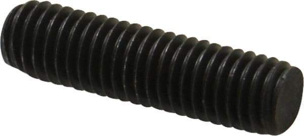 Value Collection - M8x1.25 30mm OAL Fully Threaded Stud - Carbon Steel, Plain Finish, Metric - Industrial Tool & Supply