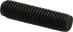 Value Collection - M8x1.25 30mm OAL Fully Threaded Stud - Carbon Steel, Plain Finish, Metric - Industrial Tool & Supply