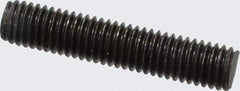 Value Collection - M8x1.25 40mm OAL Fully Threaded Stud - Carbon Steel, Plain Finish, Metric - Industrial Tool & Supply
