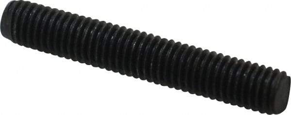 Value Collection - M8x1.25 50mm OAL Fully Threaded Stud - Carbon Steel, Plain Finish, Metric - Industrial Tool & Supply