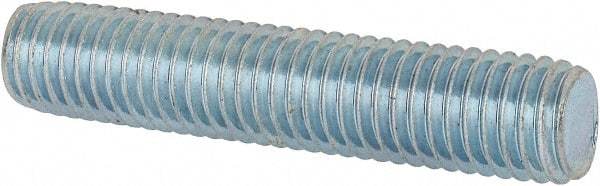 Value Collection - M10x1.50 50mm OAL Fully Threaded Stud - Carbon Steel, Plain Finish, Metric - Industrial Tool & Supply