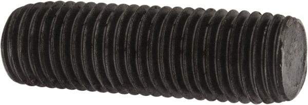 Value Collection - M16x2.0 50mm OAL Fully Threaded Stud - Carbon Steel, Plain Finish, Metric - Industrial Tool & Supply