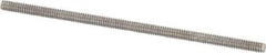 Value Collection - #2-56 2" OAL Fully Threaded Stud - Stainless Steel, Plain Finish - Industrial Tool & Supply