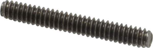 Value Collection - #6-32 1" OAL Fully Threaded Stud - Stainless Steel, Plain Finish - Industrial Tool & Supply